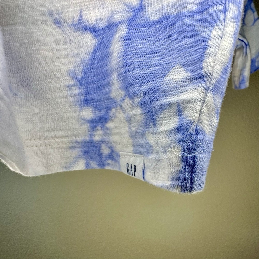 Baby Gap S/S Blue White Tie-Dye Mickey Mouse Graphic Tee T-Shirt Sz 5 years NWOT - Picture 4 of 5